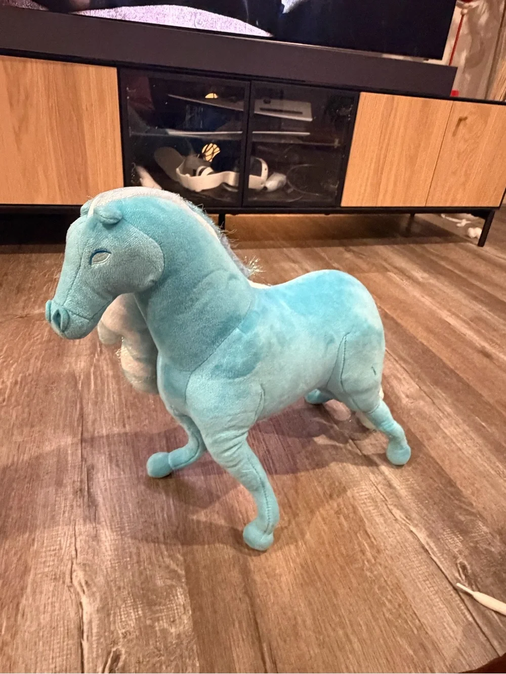 Disney Teal Plush Horse Stuffed Animal